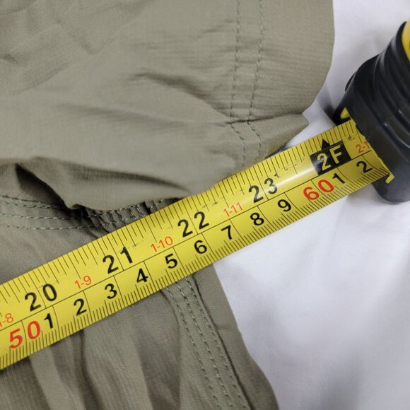 GH Bass Co Explorer Mens Large Olive Green Shirt Short Sleeve Button Down Hiking - Picture 9 of 11